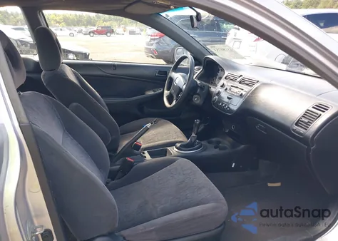 2001 Honda Civic Ex from USA, damaged, VIN 1HGEM21991L108167